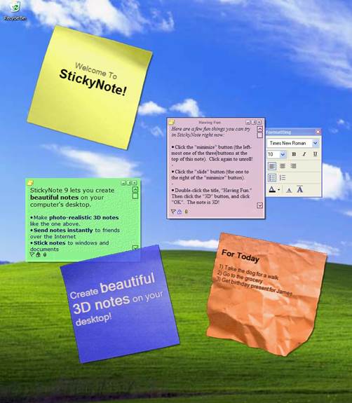Learn How To… Stick Notes On Your Desktop_1