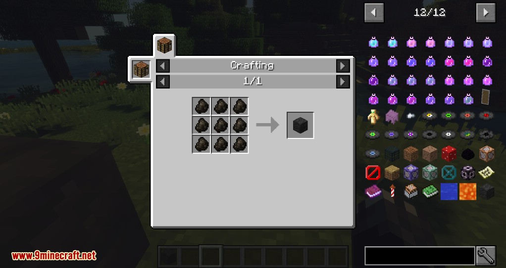 A Block of Charcoal Mod Crafting Recipes 1
