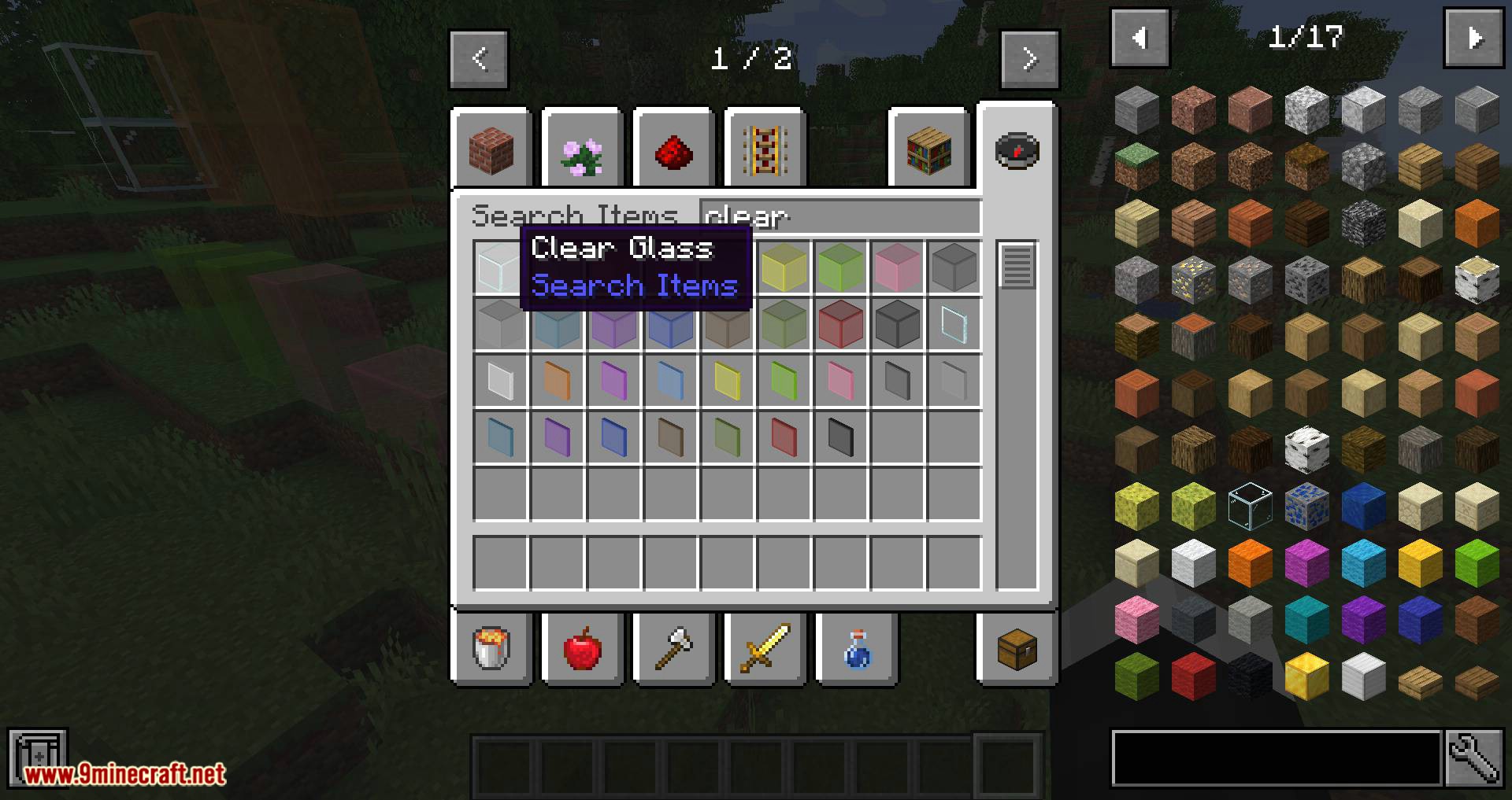 Connected Glass mod for minecraft 07