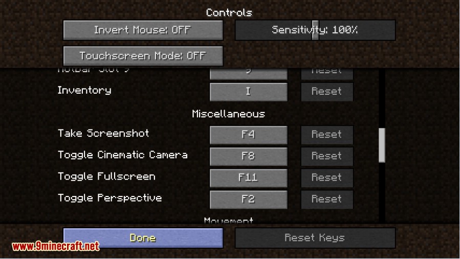 Default Options Mod 2