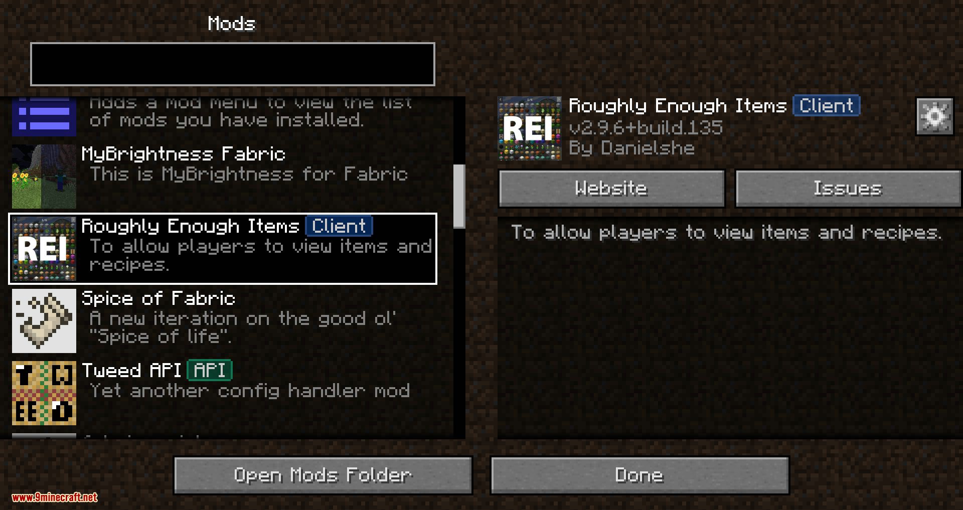 Mod Menu 1 16 1 1 15 2 Minecraft Mod Download