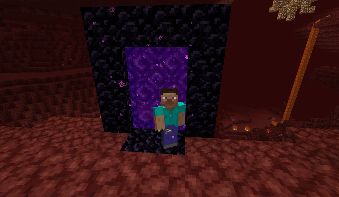 Smaller Nether Portals mod for minecraft 23