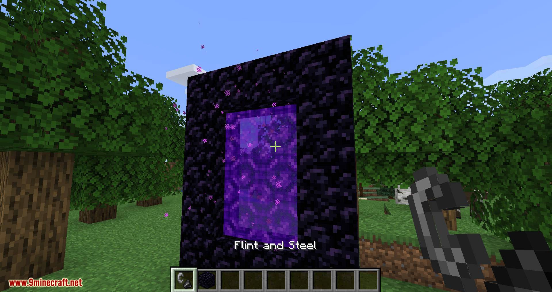 Smaller Nether Portals mod for minecraft 01