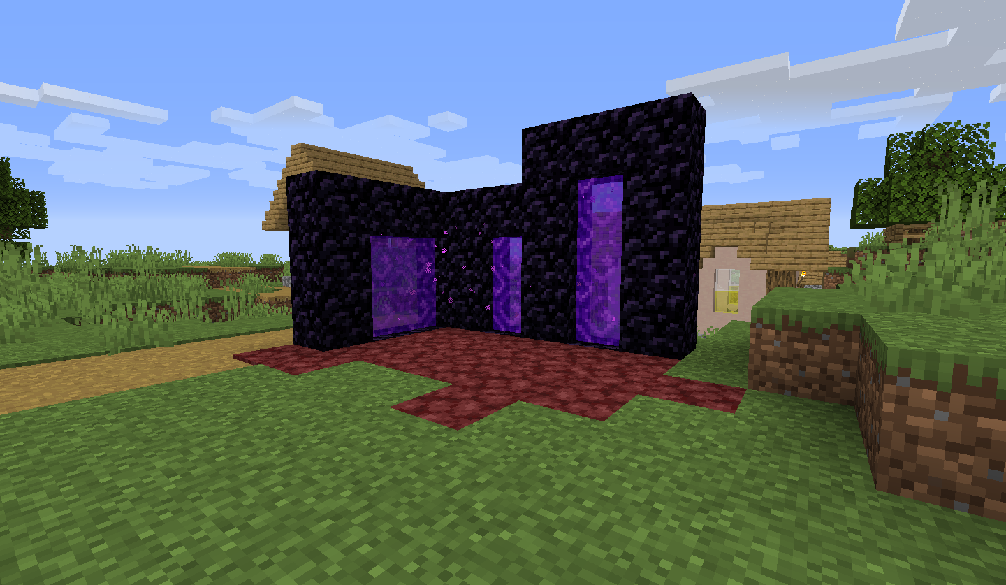 Smaller Nether Portals mod for minecraft 21
