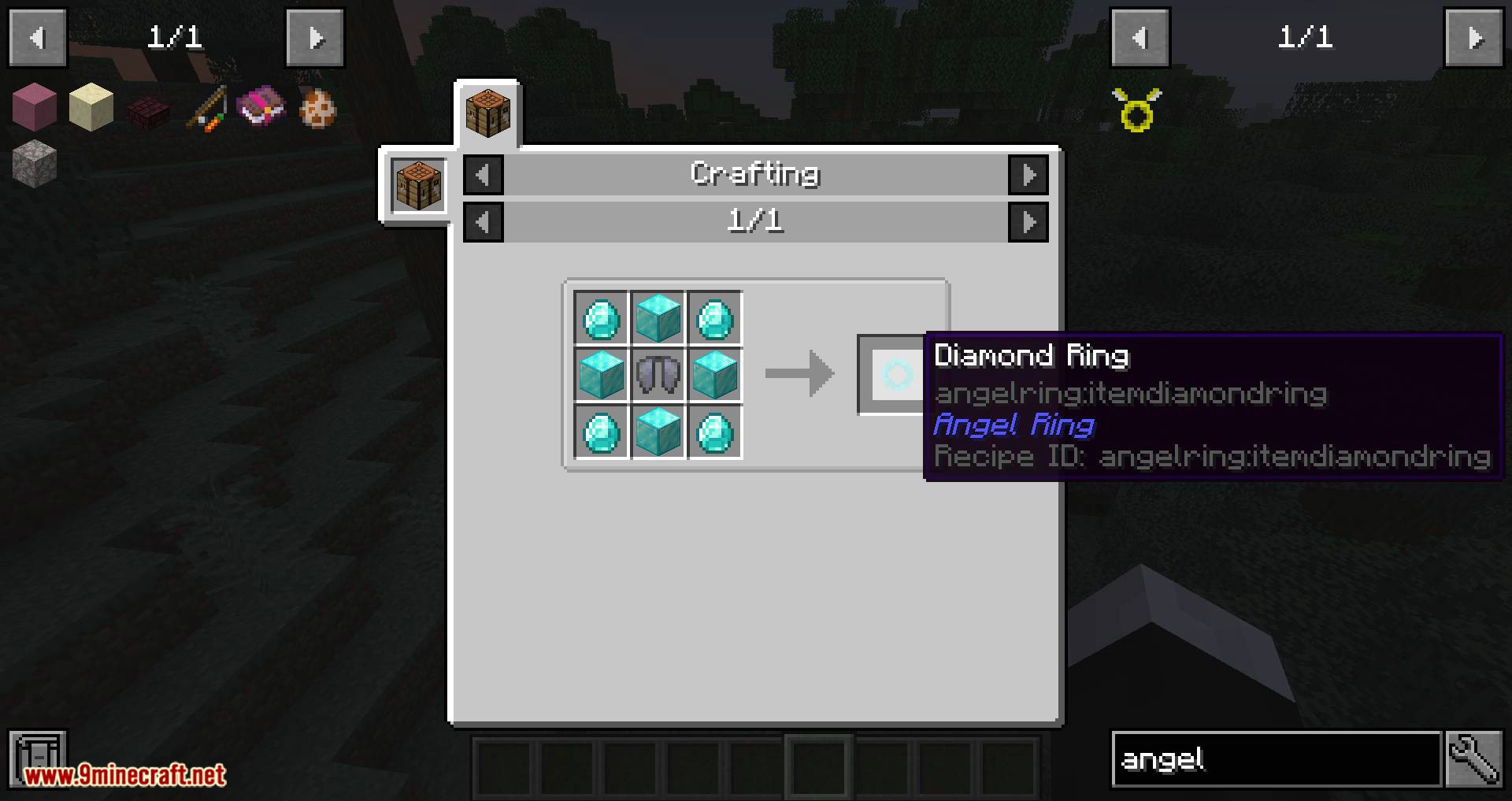 Angel Ring mod for minecraft 02