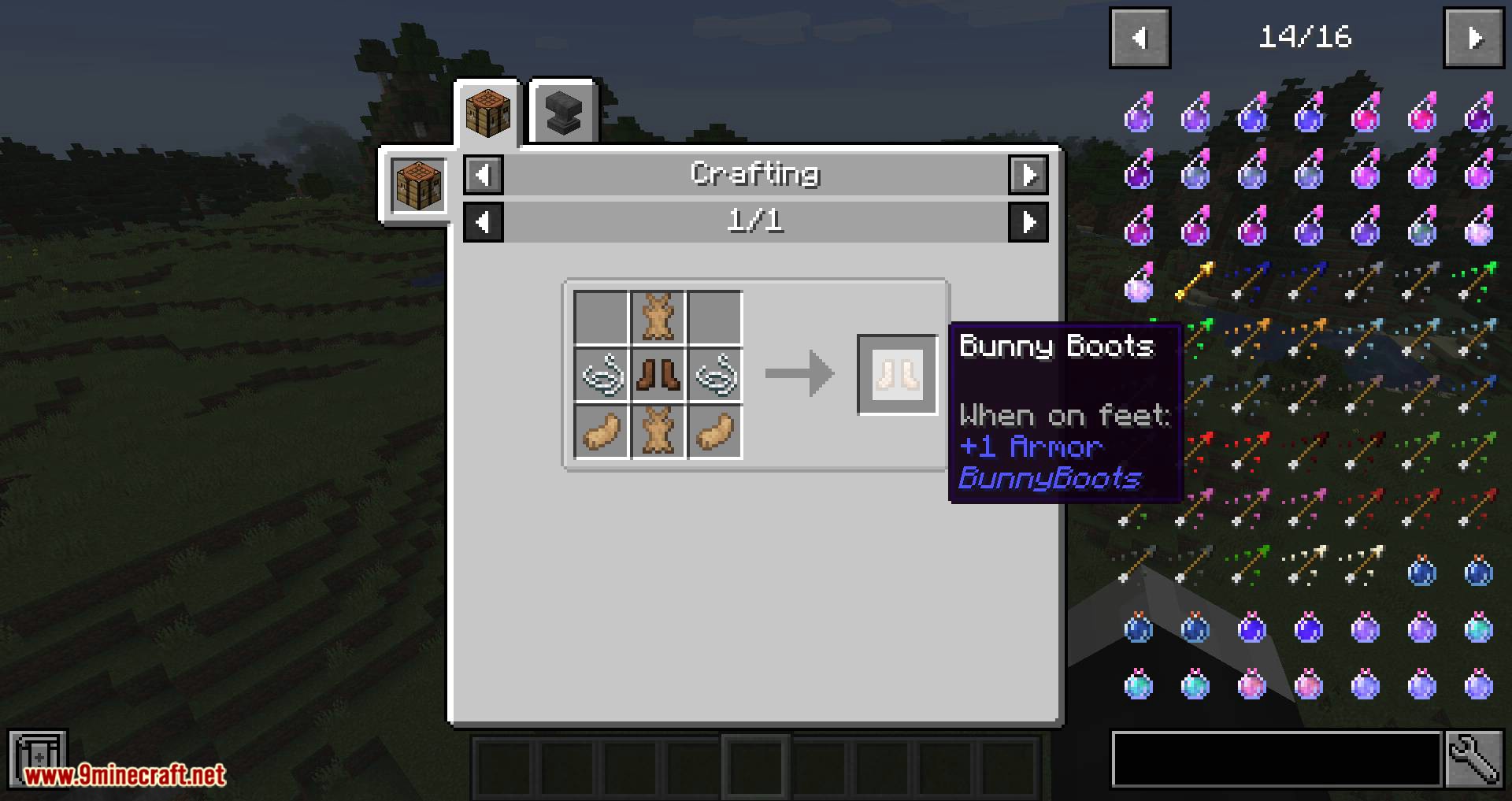 Bunny Boots mod for minecraft 01