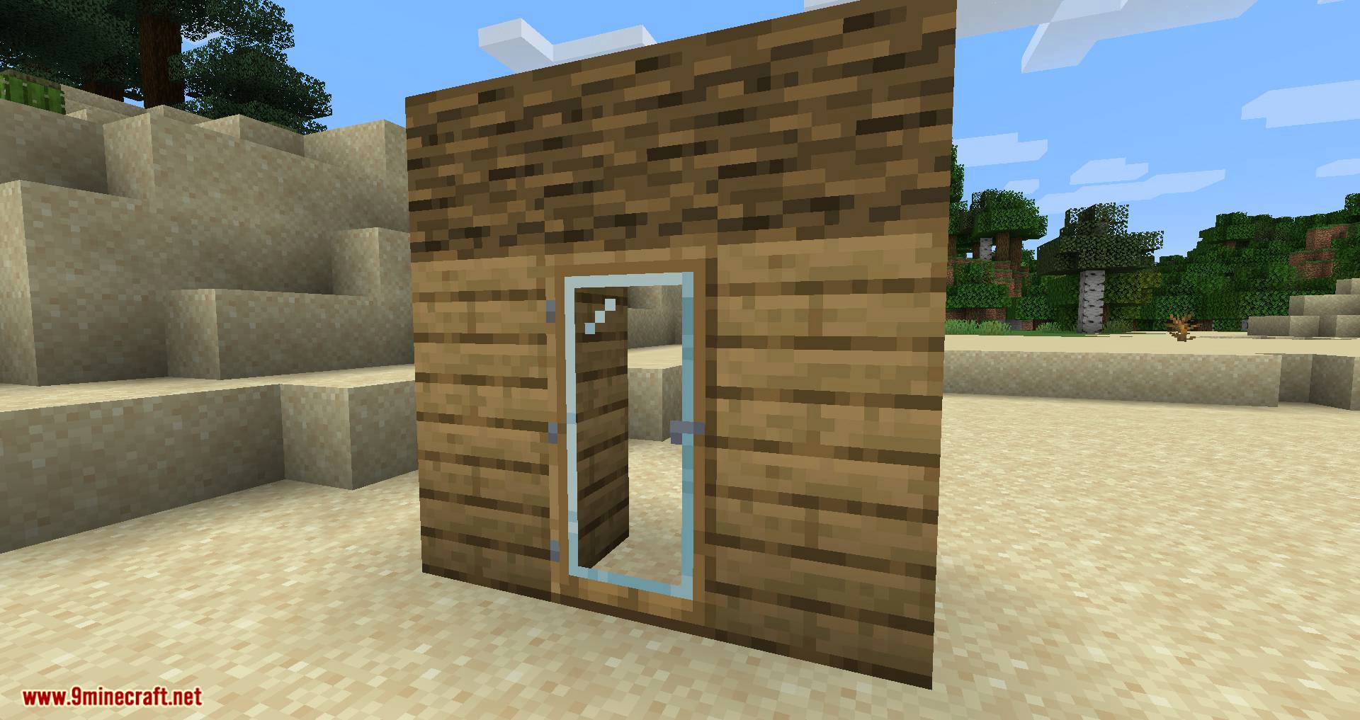 Modern Glass Doors mod for minecraft 01