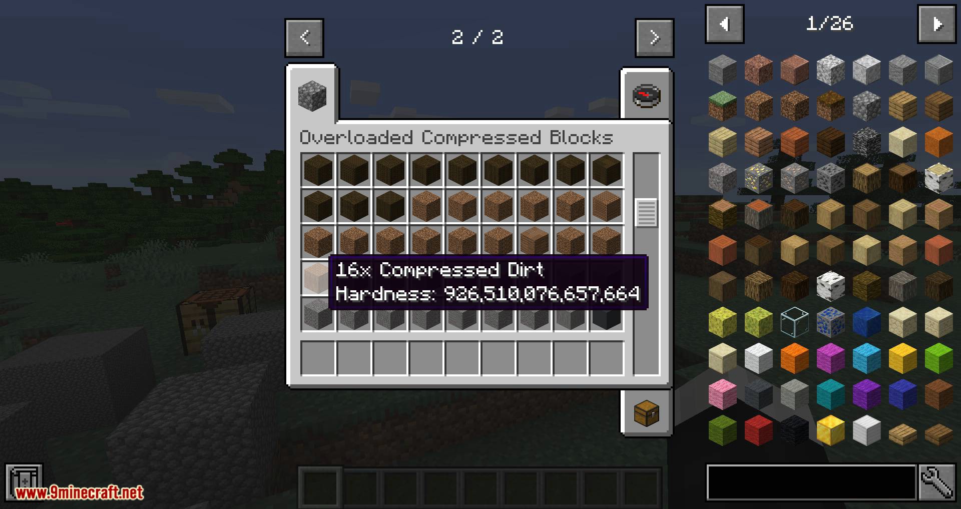 Overloaded Compressed Blocks mod for minecraft 09