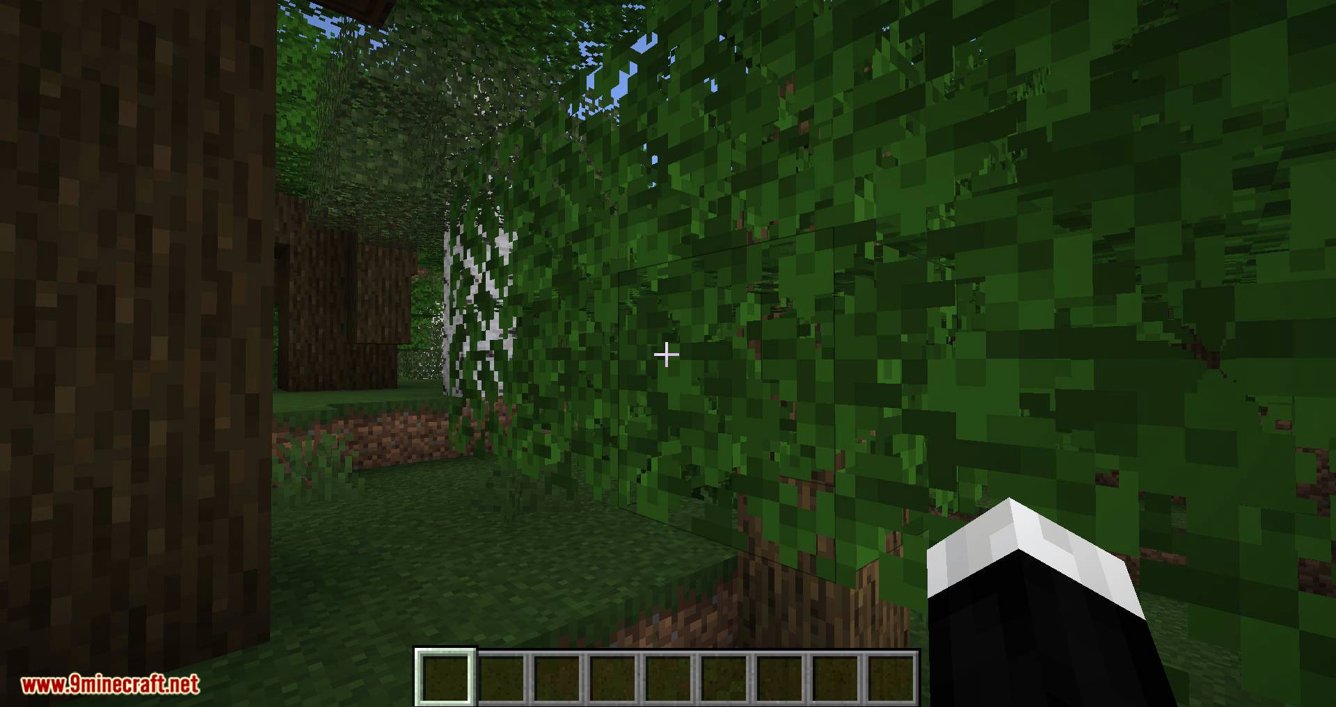 Passable Foliage mod for minecraft 01