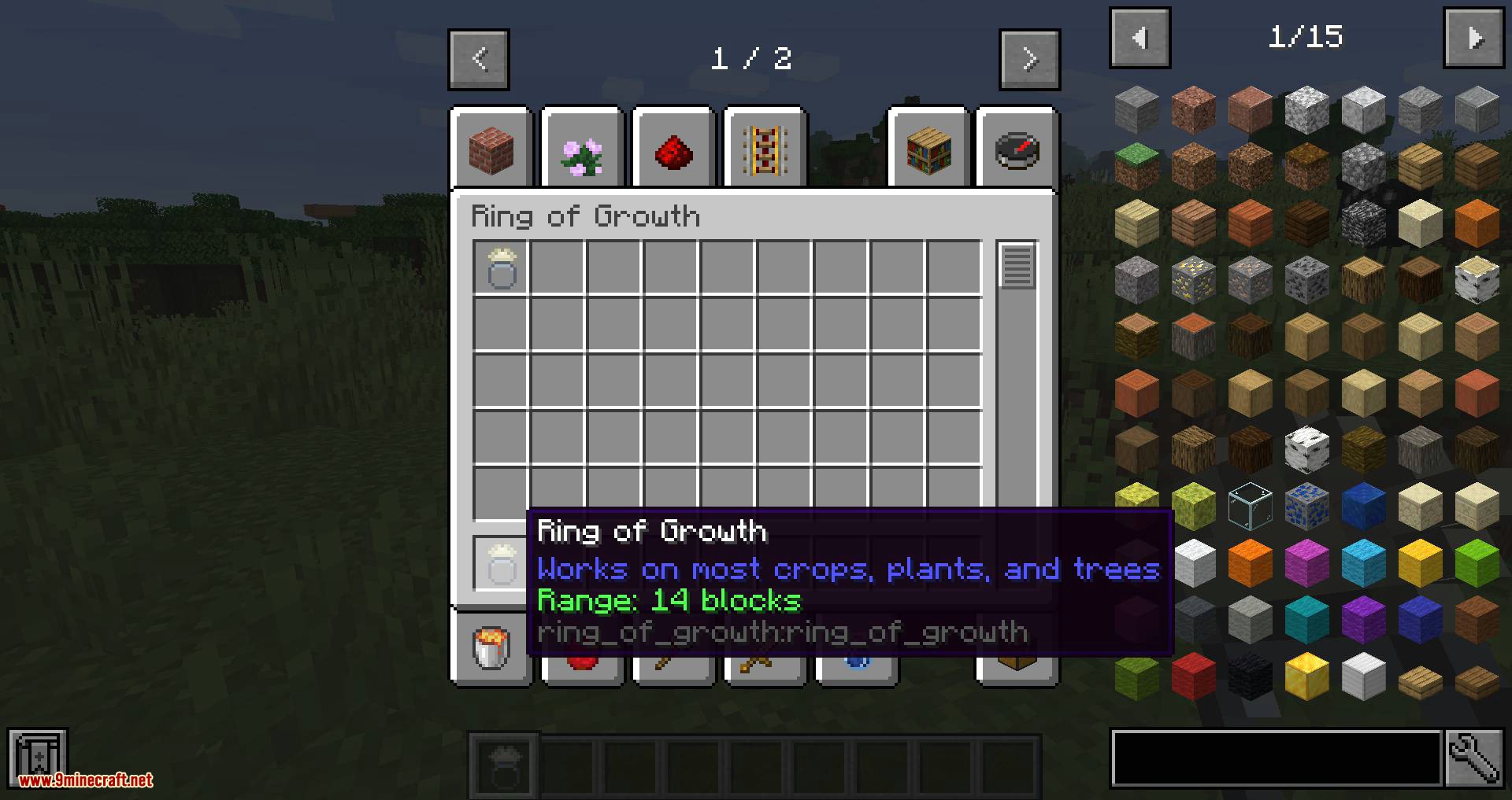 Ring of Growth mod for minecraft 02