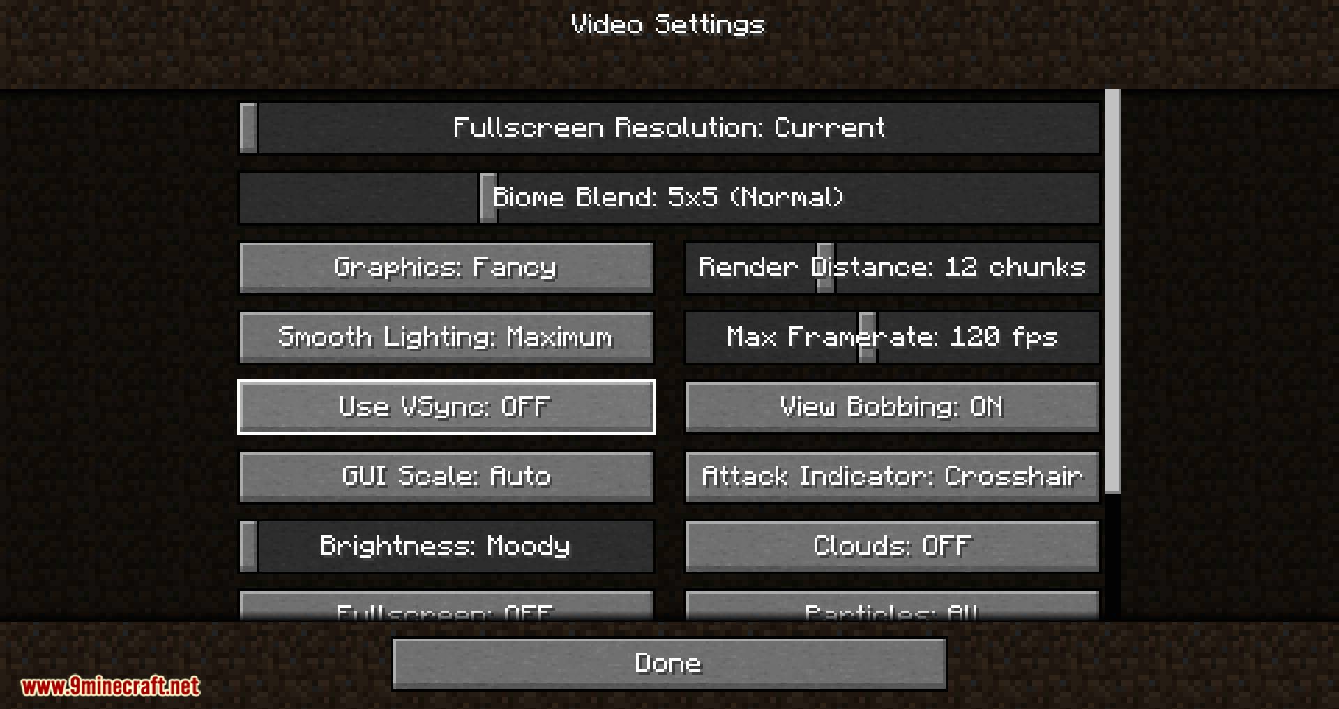 Sodium Mod 1.16.1