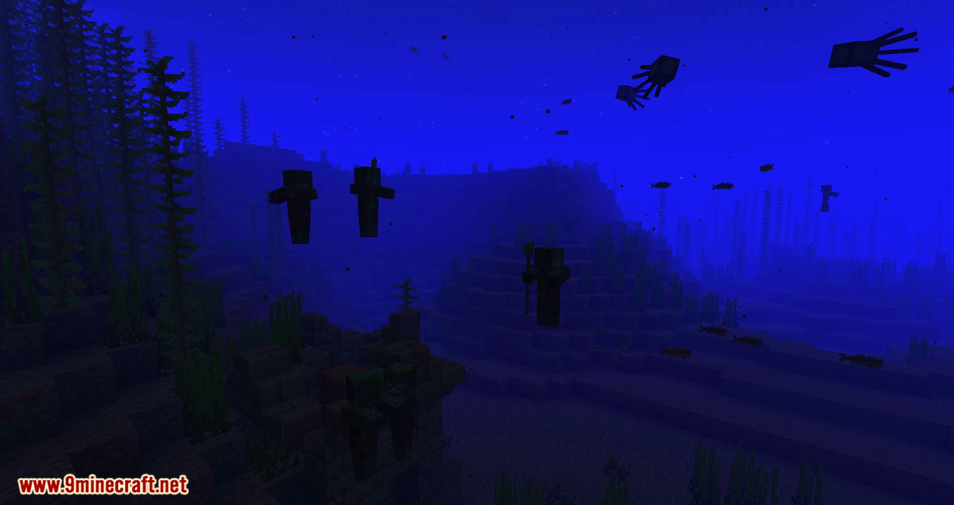 Conduits Prevent Drowned mod for minecraft 07