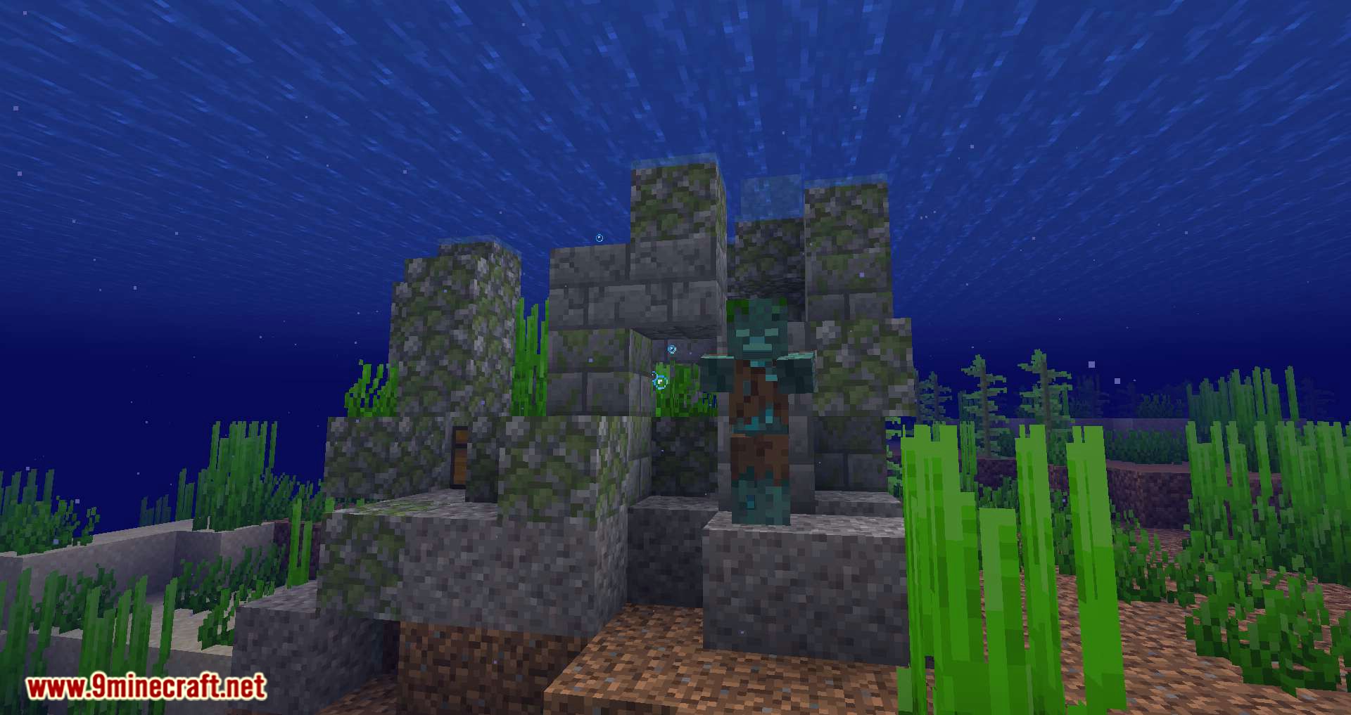 Conduits Prevent Drowned mod for minecraft 01