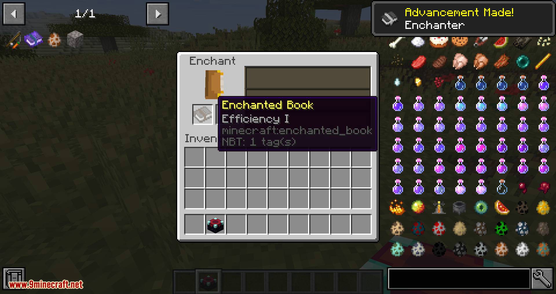 Enchanted Book Redesign mod for minecraft 10