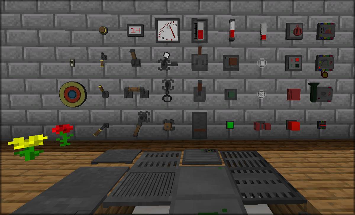 Redstone Gauges and Switches mod for minecraft 21