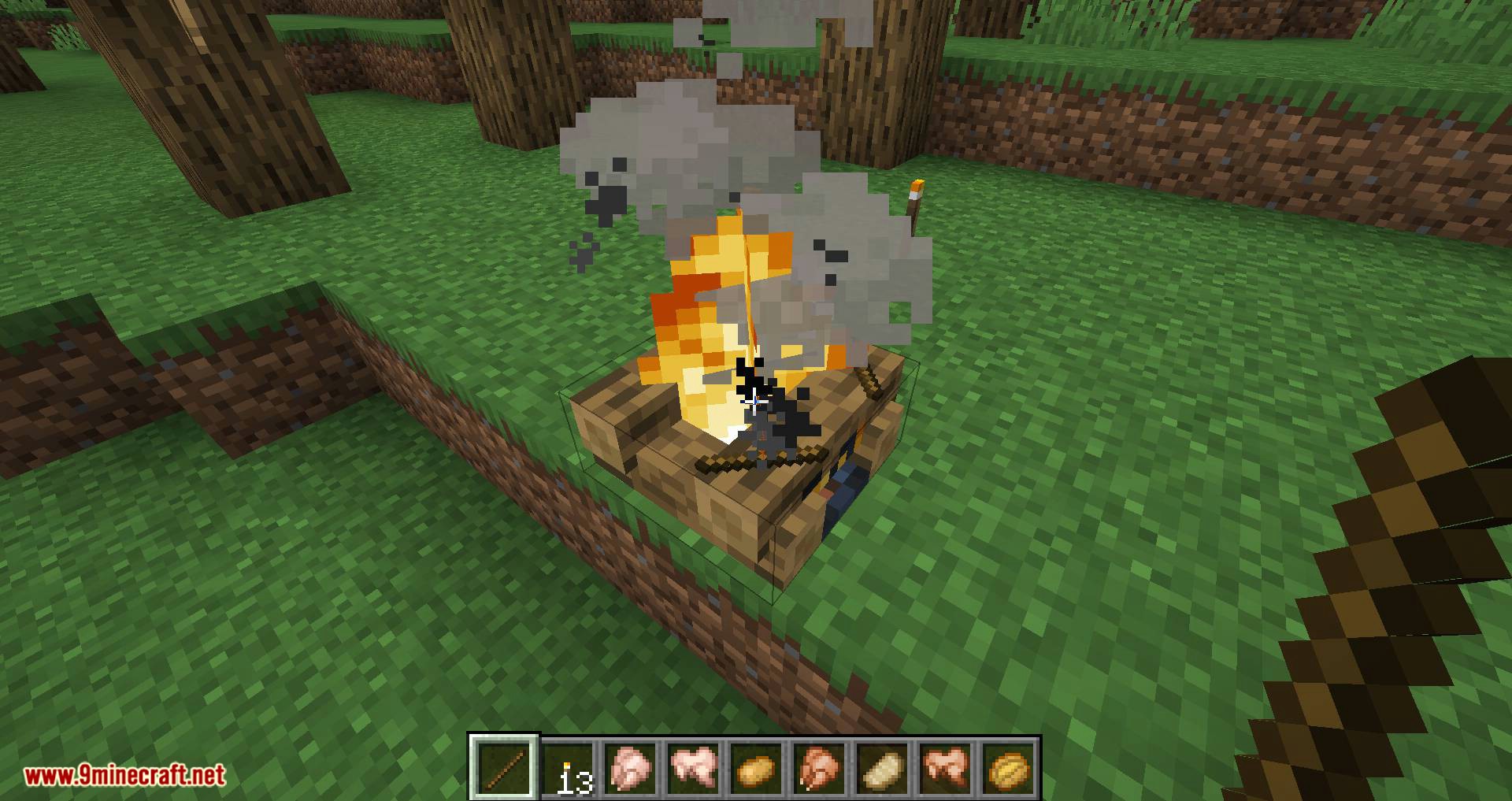 Campfire Torches mod for minecraft 08