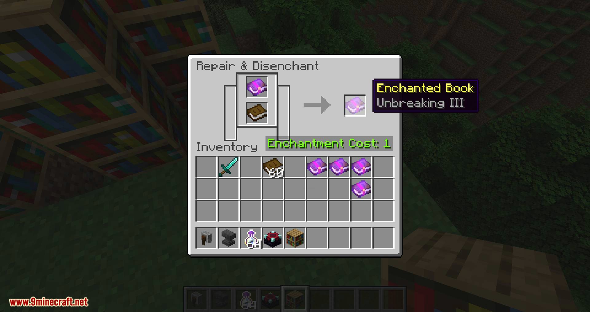Grind Enchantments mod for minecraft 09