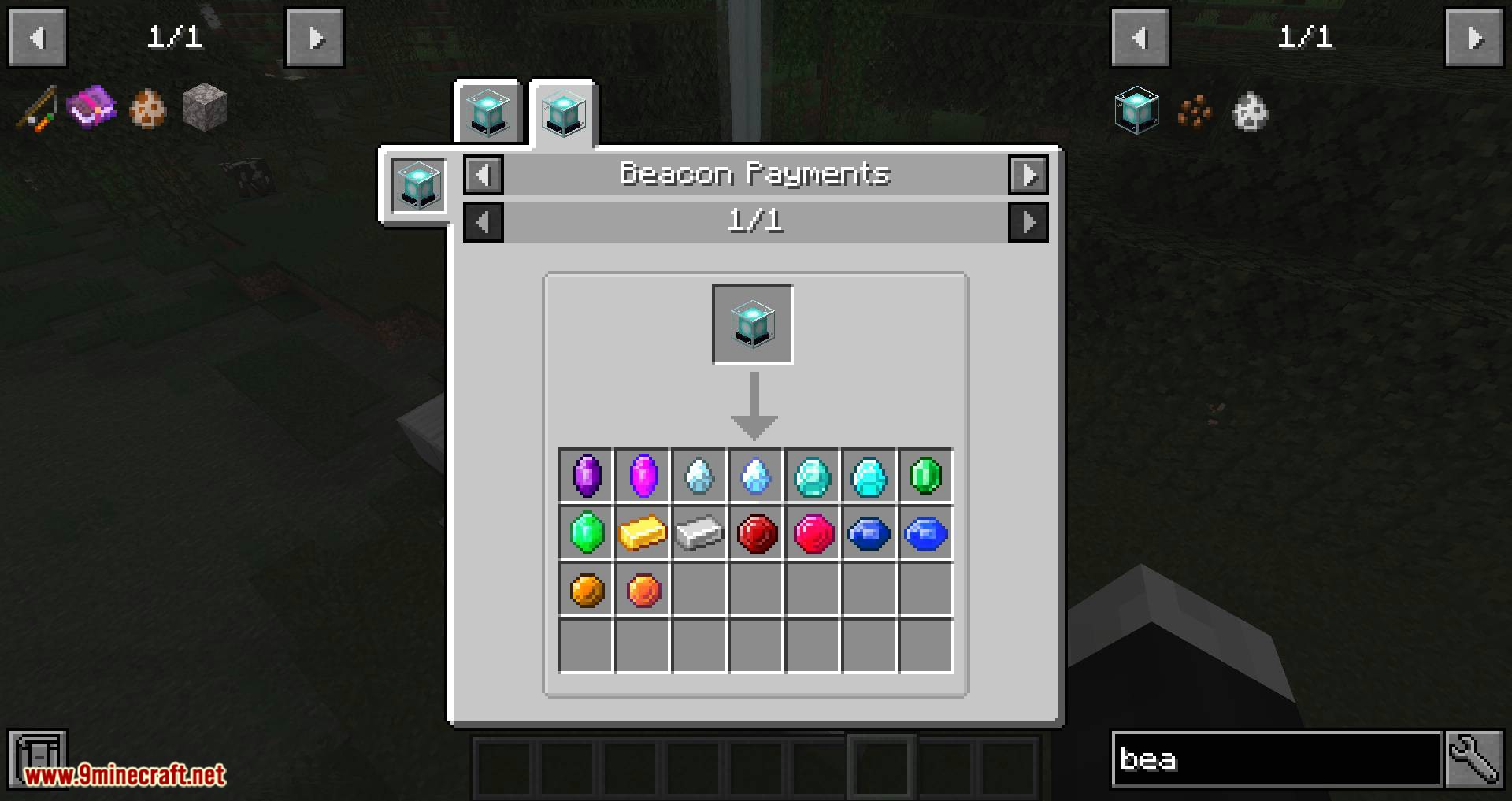Just Enough Beacons mod for minecraft 06
