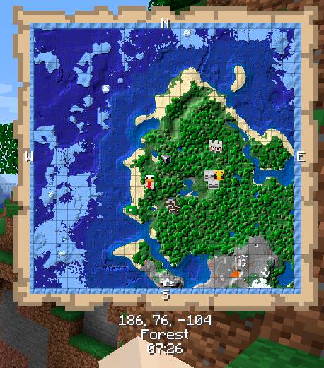 Just Map mod for minecraft 24