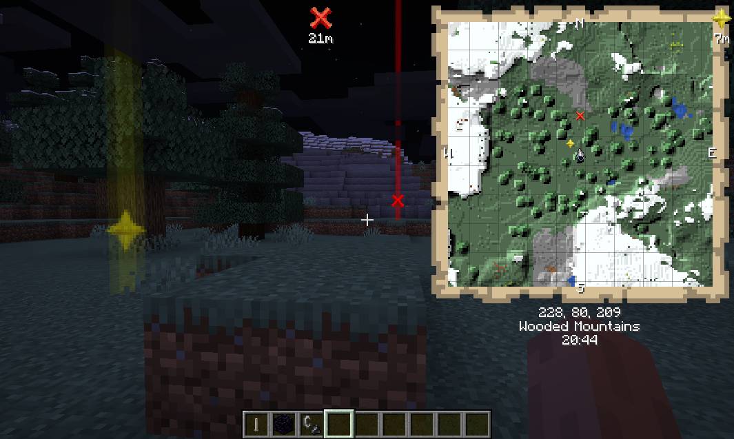 Just Map mod for minecraft 25
