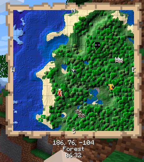 Just Map mod for minecraft 21
