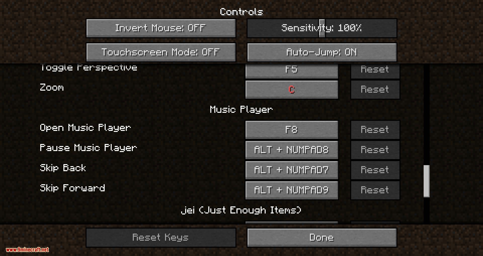 Music Player mod for minecraft 01