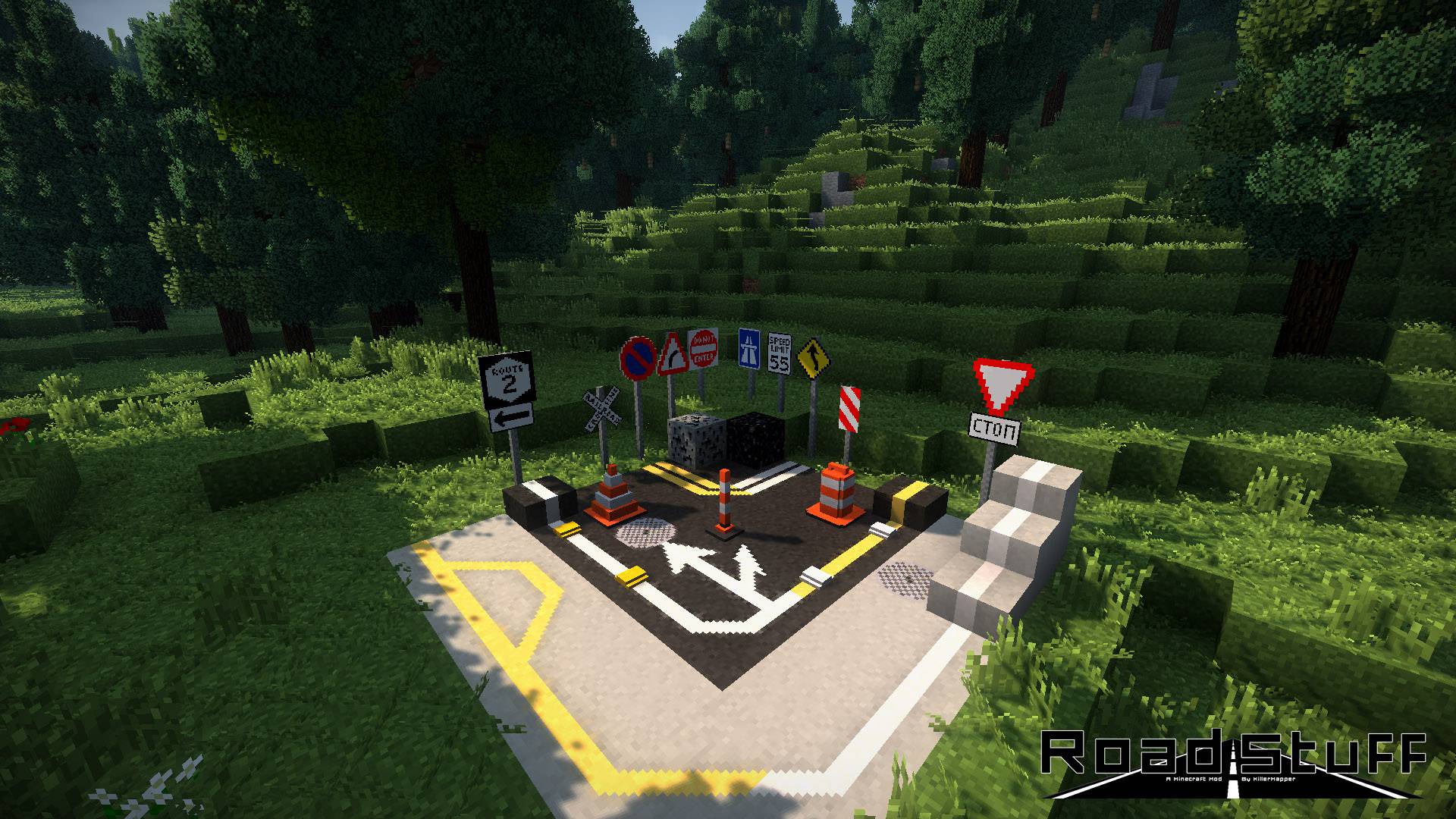 Road Stuffs 2 mod for minecraft 21