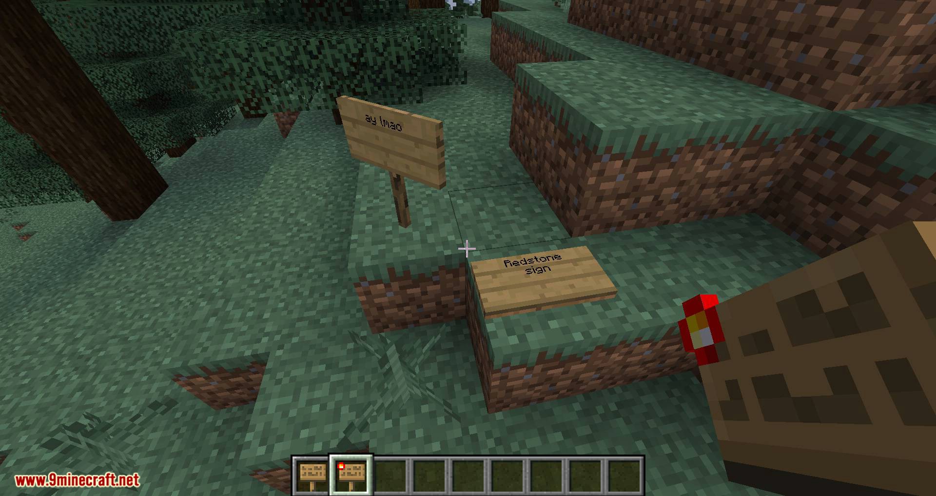 Sign Buttons mod for minecraft 02