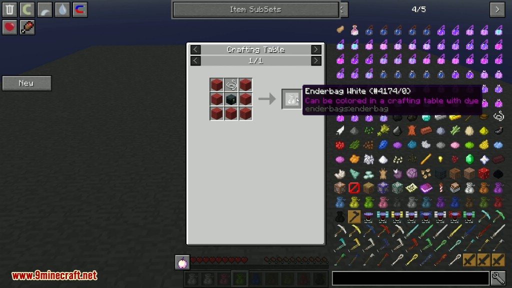 EnderBags Mod Crafting Recipes 1