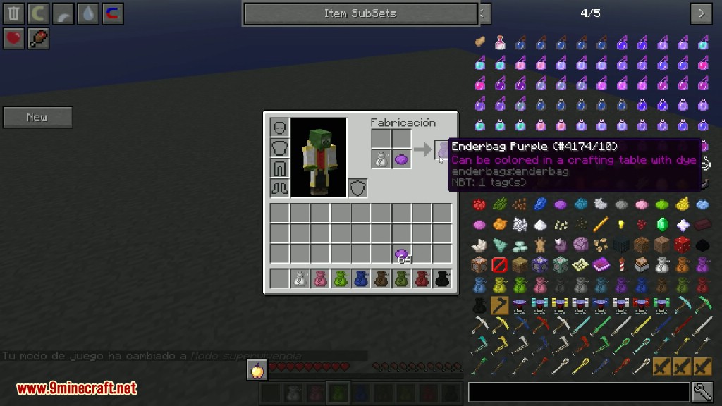 EnderBags Mod Crafting Recipes 2