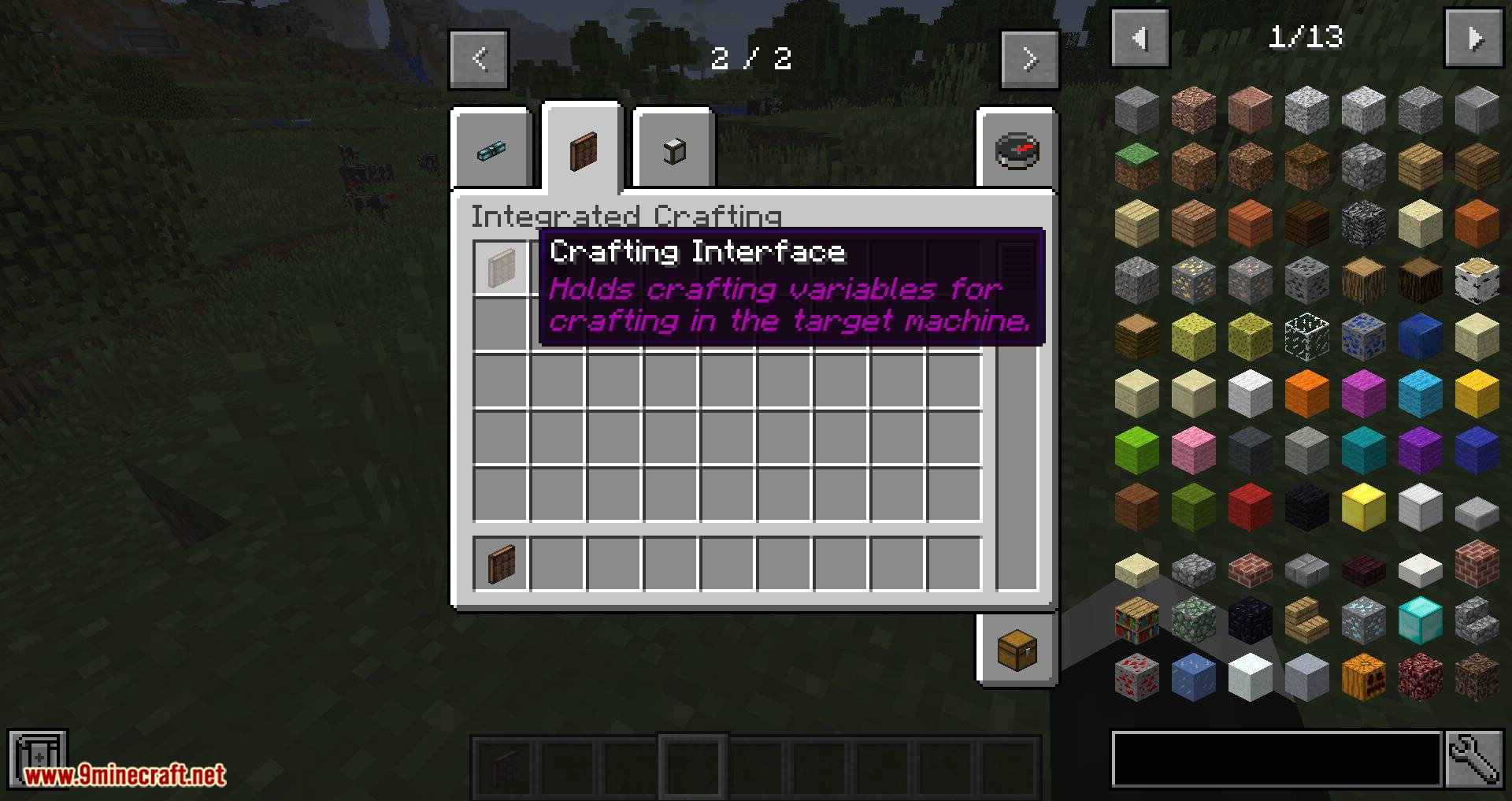 Integrated Crafting mod for minecraft 01
