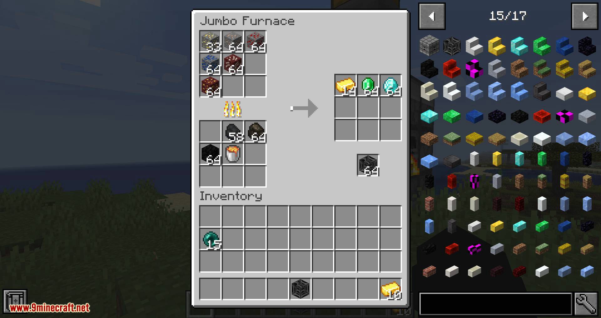 Jumbo Furnace mod for minecraft 15