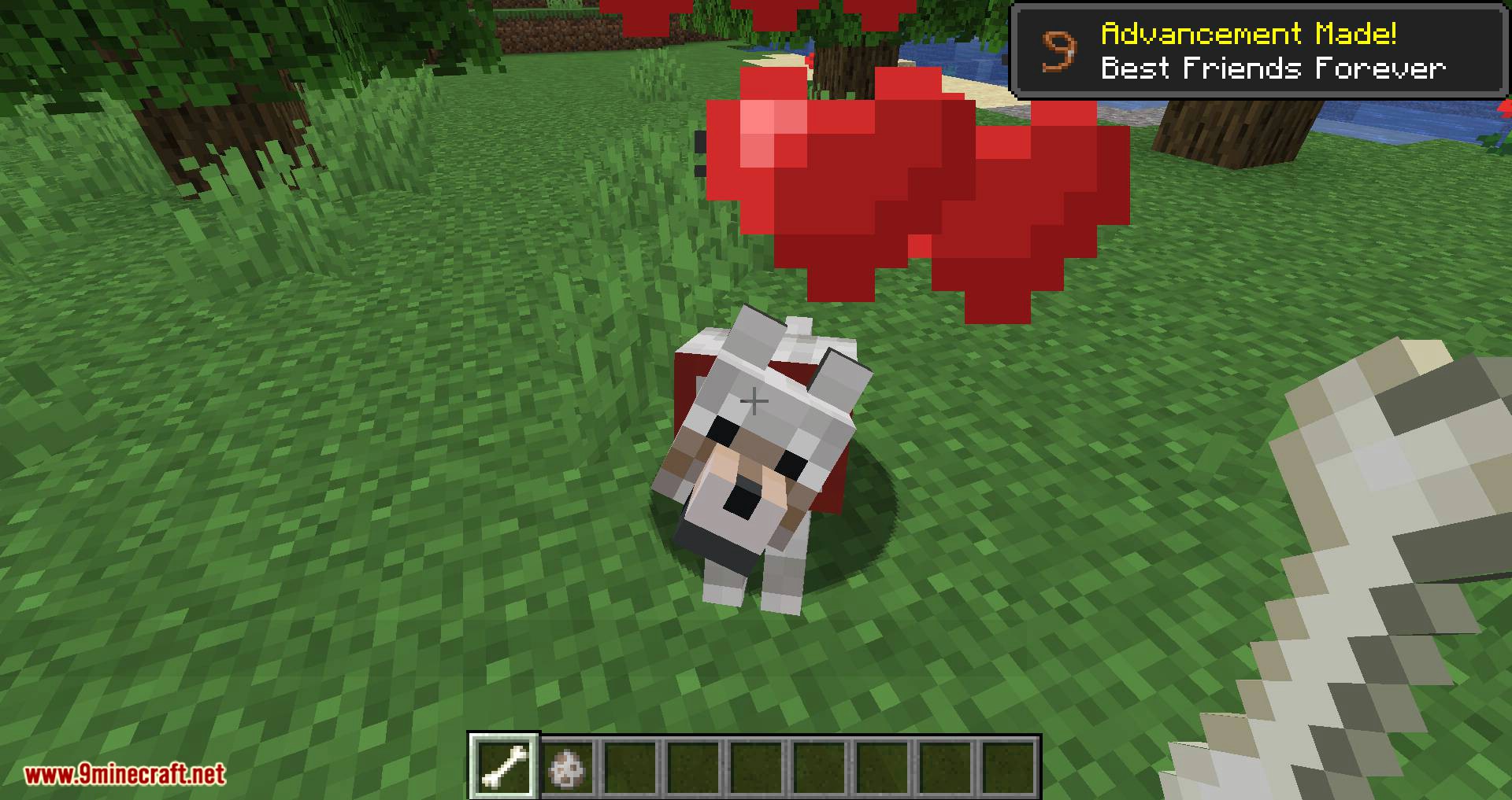 Pet Your Wolf mod for minecraft 03