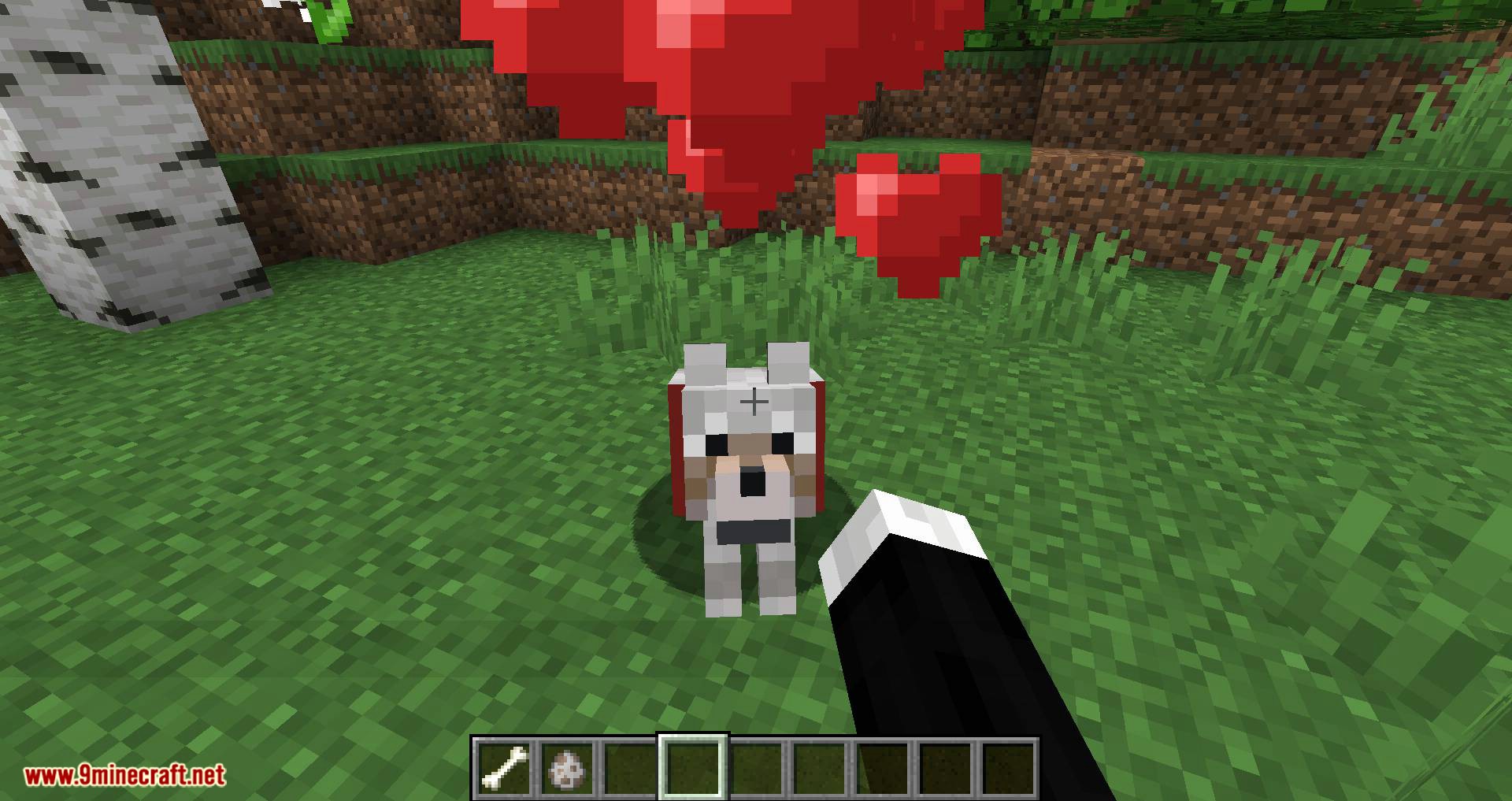 Pet Your Wolf mod for minecraft 08