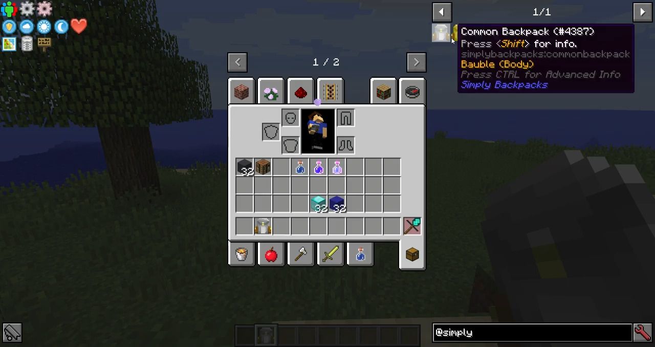 Simply Backpacks Mod for Minecraft 02
