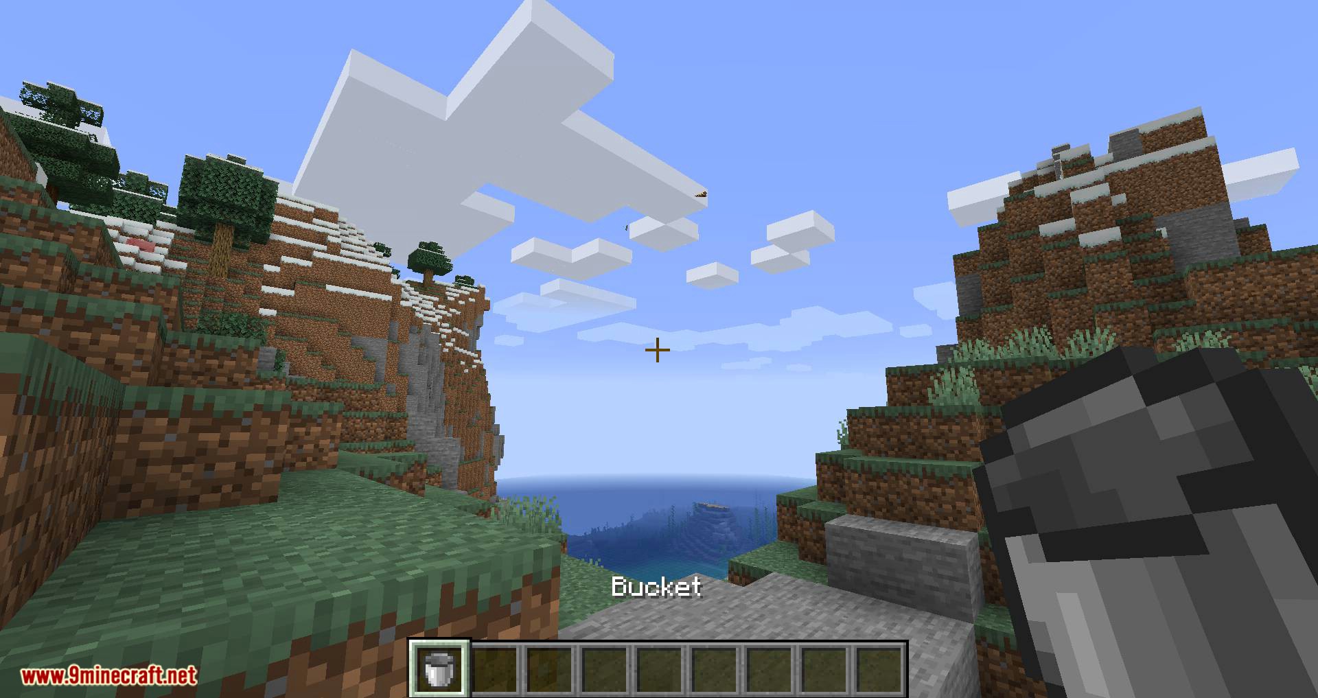 Get in the Bucket mod for minecraft 01