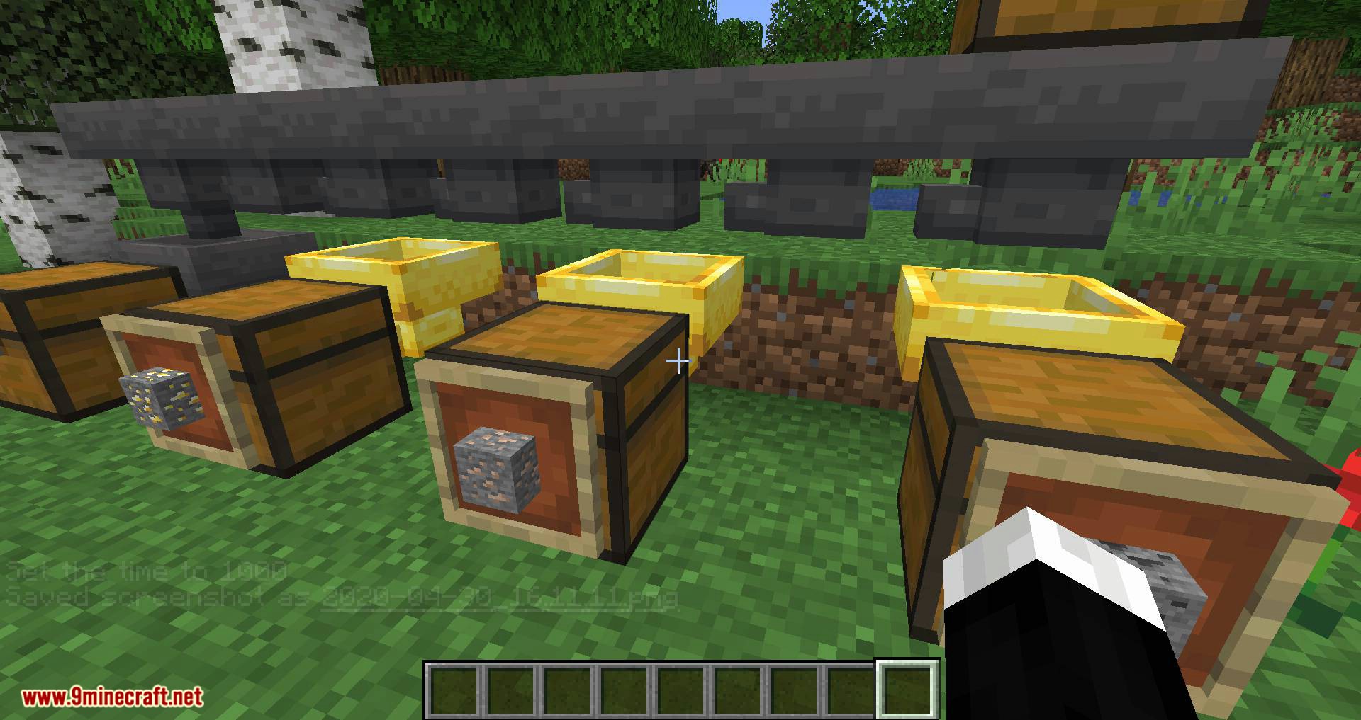 Golden Hopper mod for minecraft 10