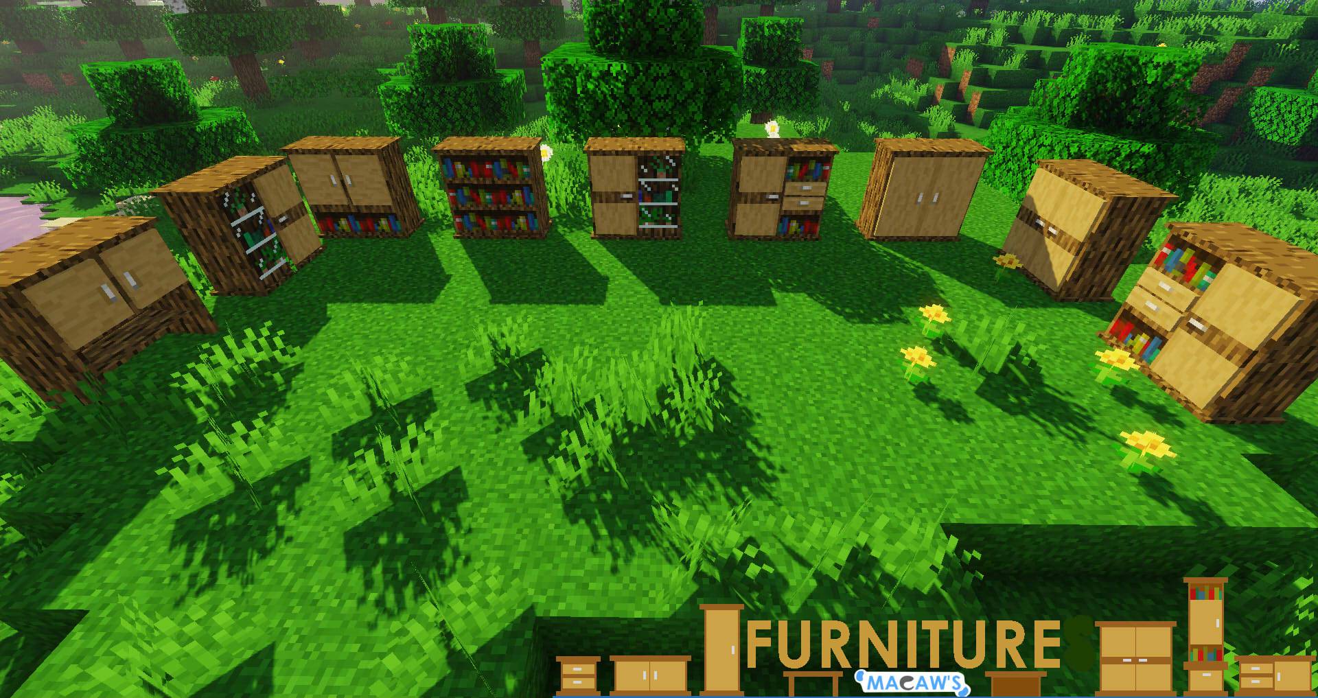 Macaw_s Furniture mod for minecraft 24