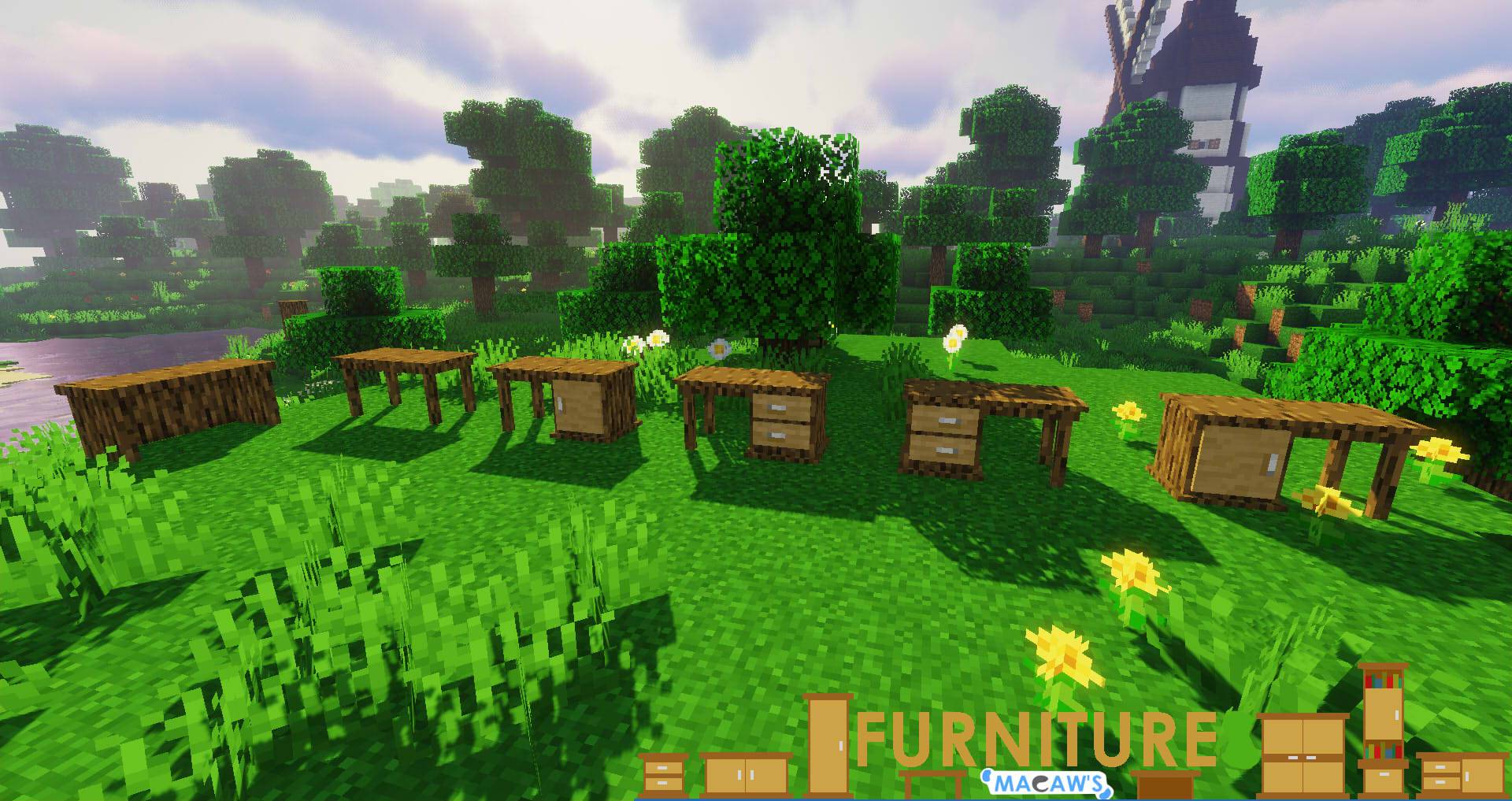 Macaw_s Furniture mod for minecraft 28