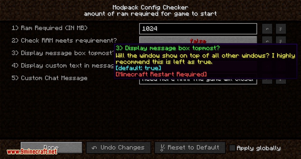 Modpack Config Checker mod for minecraft 05