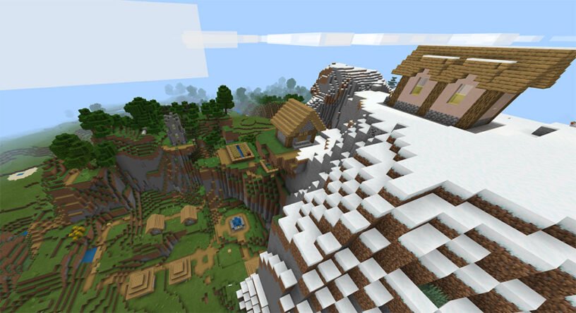 Amazing Mountain Village (Bedrock - 1.14+)