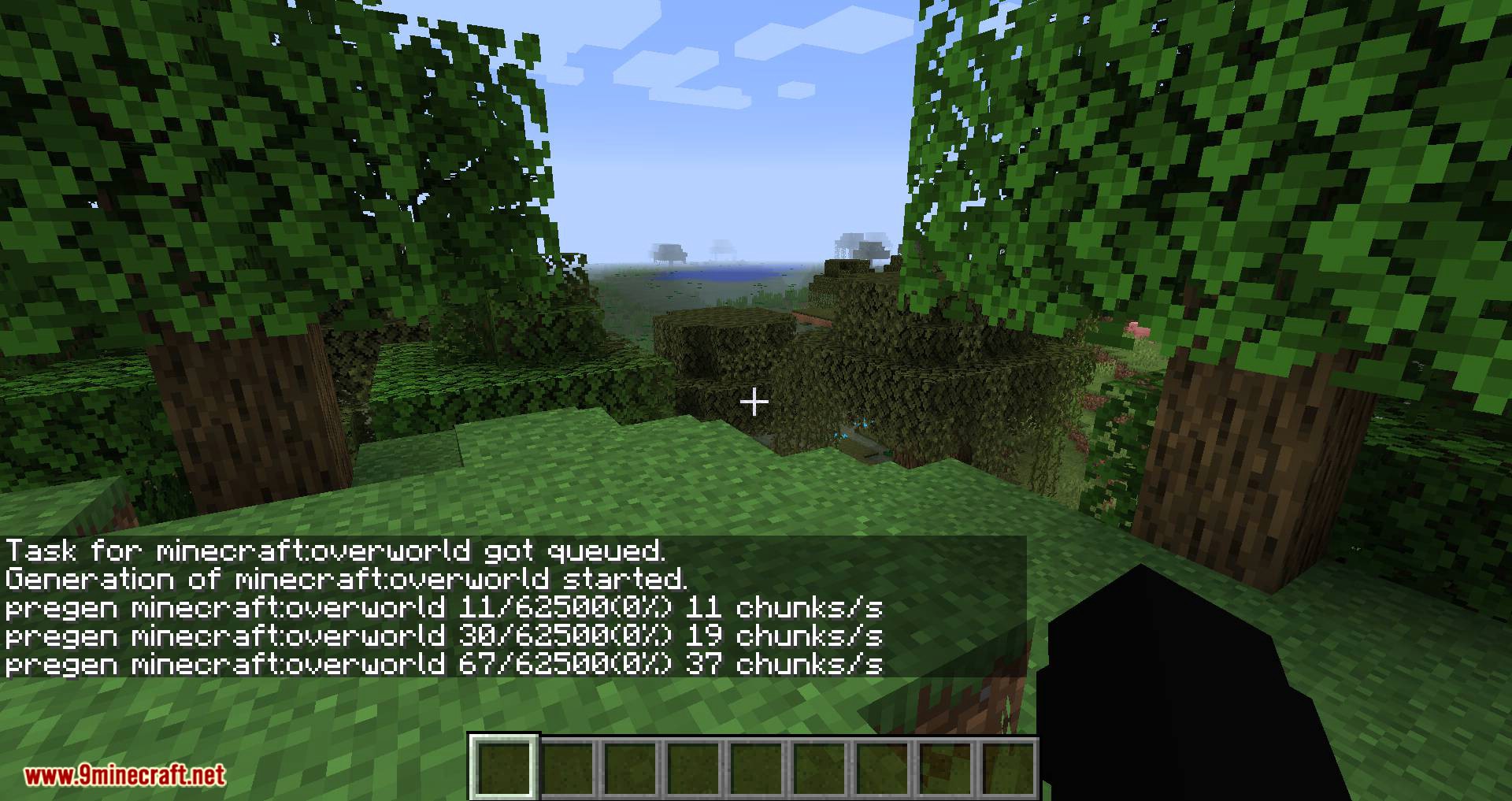 World Pre Generator mod for minecraft 03