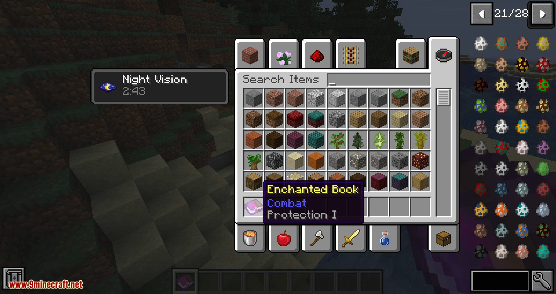 JEI Enchantment Info mod for minecraft 02