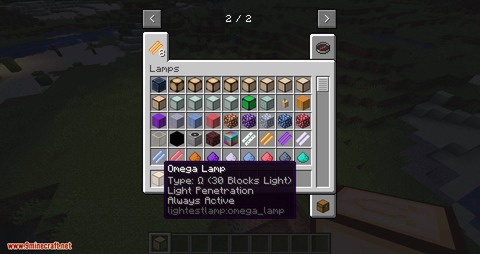 Lightest Lamps mod for minecraft 03