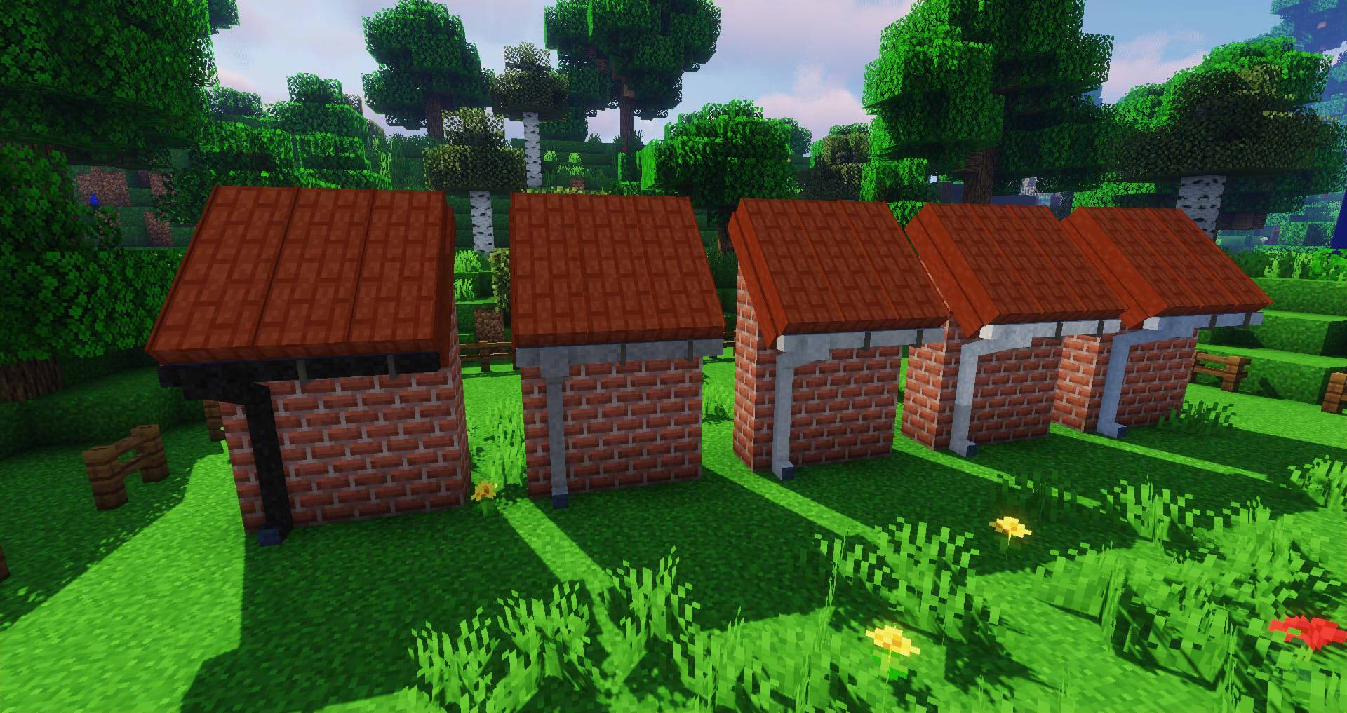 Macaw_s Roofs mod for minecraft 26
