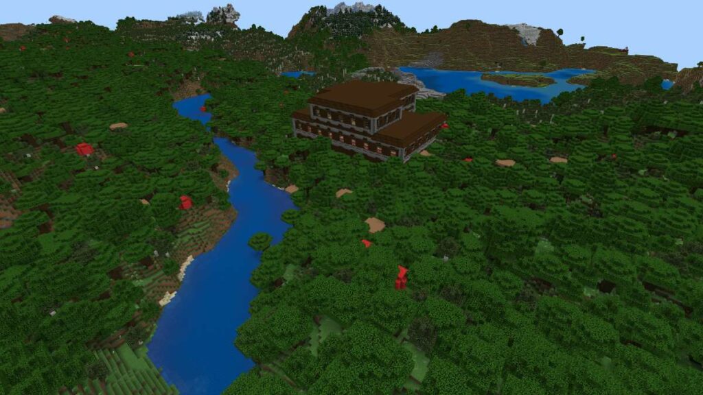 Top 15 Best Minecraft Seeds 1.18 (Java & Bedrock) - Riverside Mansion