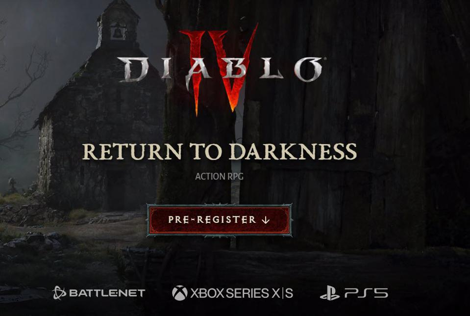 Diablo 4 pre-registration for the beta, release date, Trailer and Gameplay