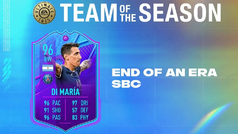 FIFA 22 Angel Di Maria : How to Complete the End of an Era SBC ?