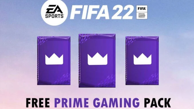 FIFA 22 Ultimate Team : How to claim free Twitch Prime Gaming pack ?