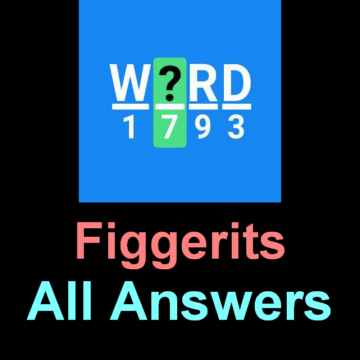 Figgerits Answers Cheats and Solutions all Levels